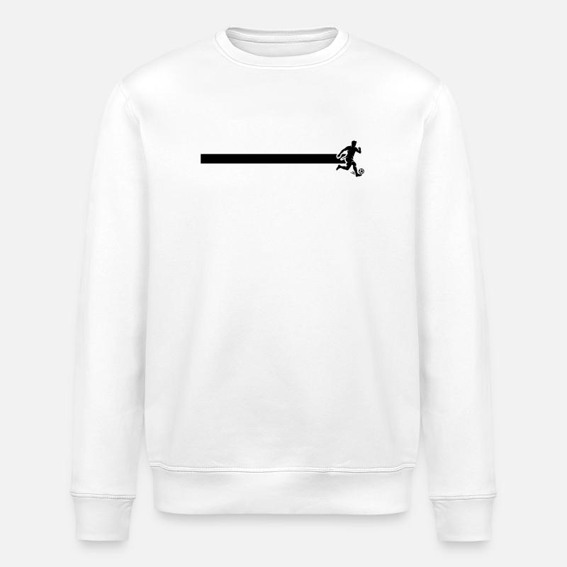 Ligne de footballeur - Sweat bio ROLLER Stanley/Stella Unisexe - blanc