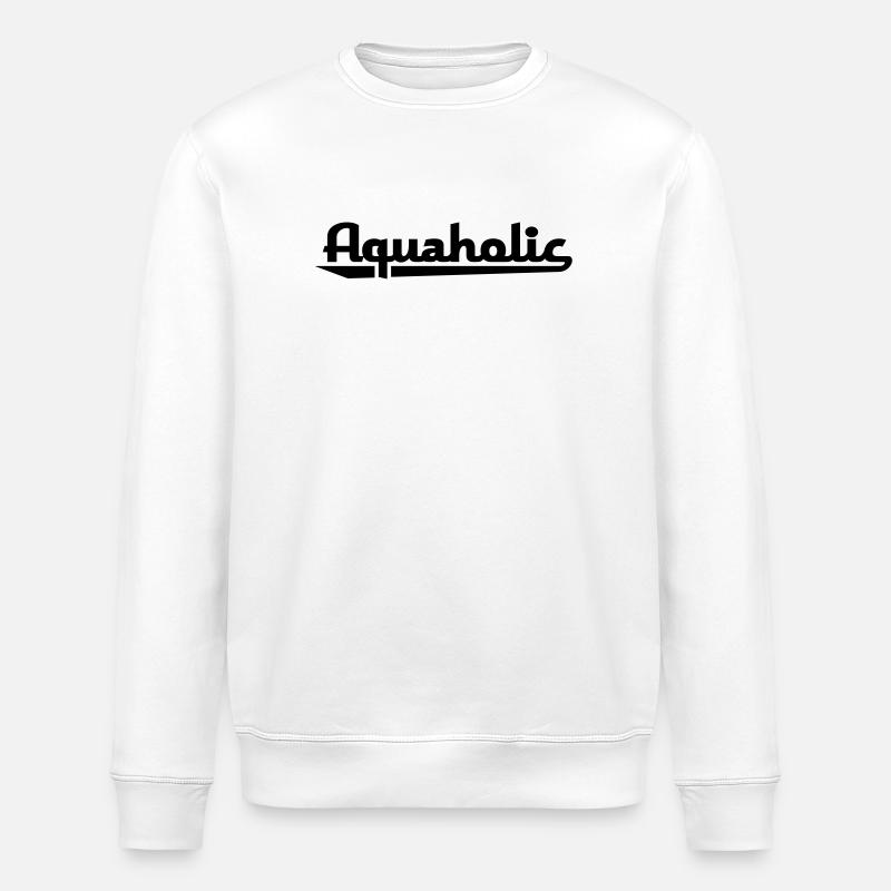 2541614 15910338 aquaholic - Sweat bio ROLLER Stanley/Stella Unisexe - blanc
