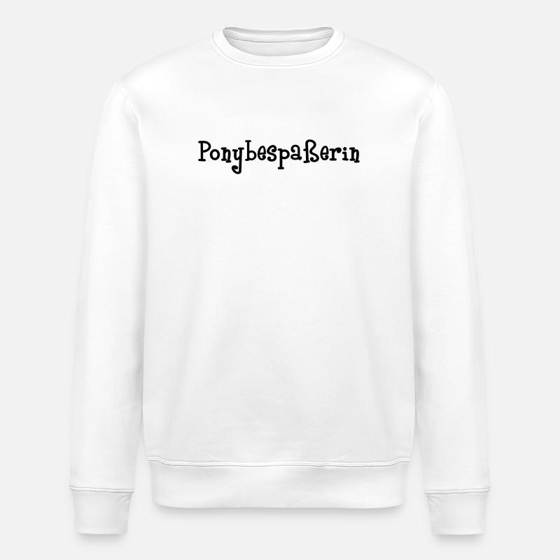 Ponybespaßerin - Stanley/Stella Unisex Bio-Sweatshirt ROLLER - Weiß