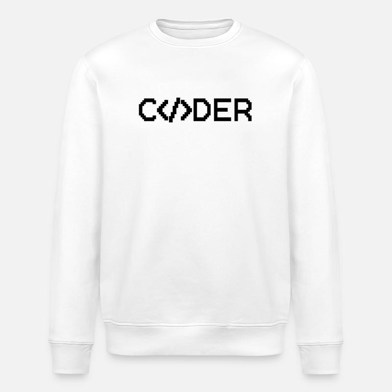 Coder - Stanley/Stella Unisex Bio-Sweatshirt ROLLER - Weiß