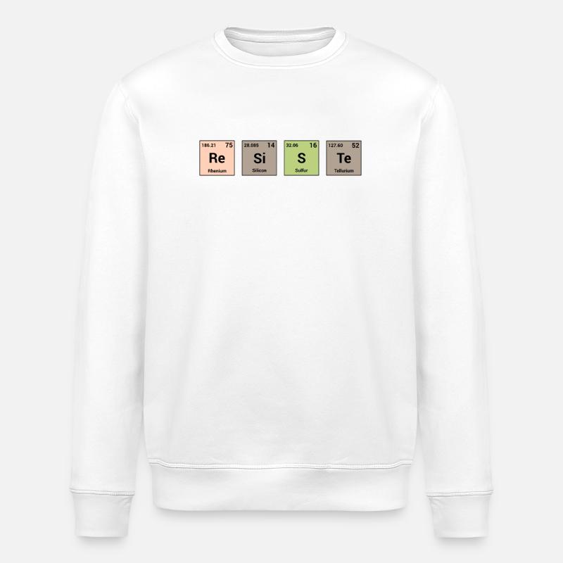 Widersteht in periodischen Elementen - Stanley/Stella Unisex Bio-Sweatshirt ROLLER - Weiß