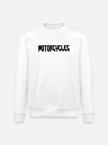 Motorcycles Chopper Custom bike - Stanley/Stella ROLLER Unisex Organic Sweatshirt - white