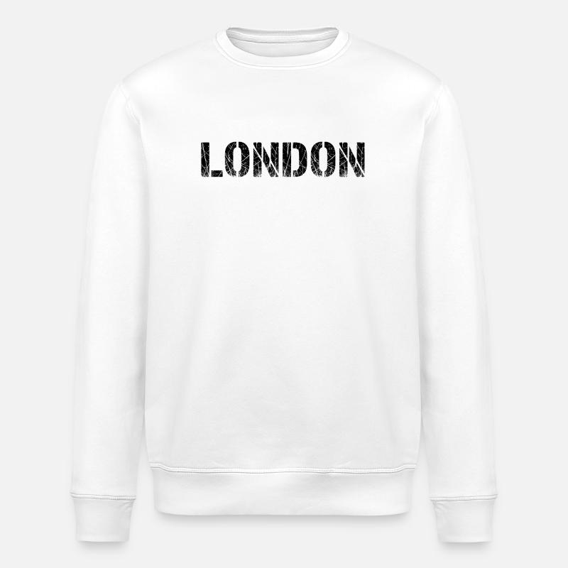 Londres - Sweat bio ROLLER Stanley/Stella Unisexe - blanc