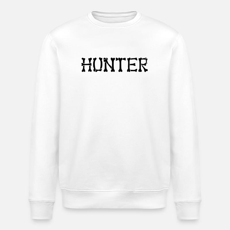 Hunter - Stanley/Stella ROLLER Unisex Organic Sweatshirt - white