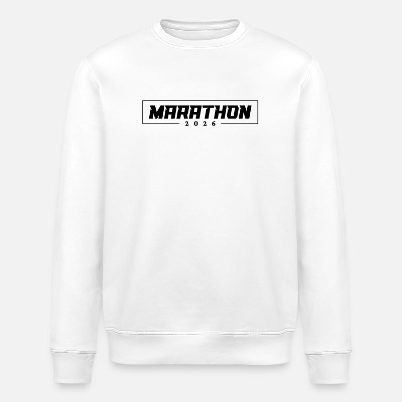 Marathon 2026 - Stanley/Stella Unisex Bio-Sweatshirt ROLLER - Weiß