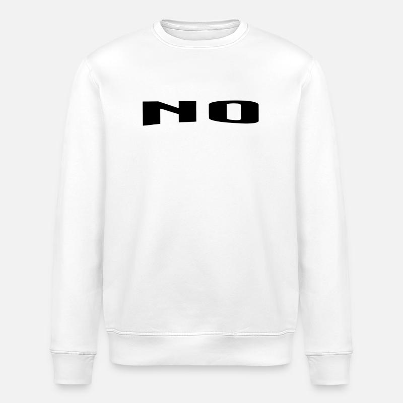 No, a good answer - Stanley/Stella ROLLER Unisex Organic Sweatshirt - white