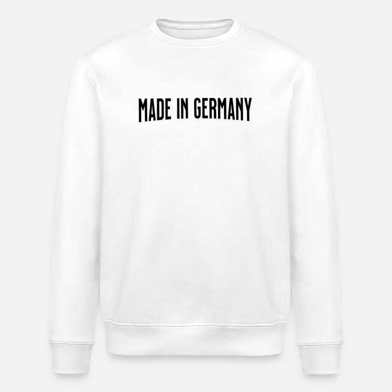 Fabriqué en Allemagne - Sweat bio ROLLER Stanley/Stella Unisexe - blanc