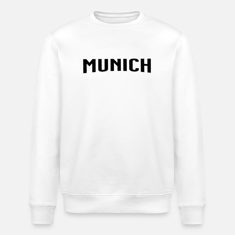 Munich - Stanley/Stella ROLLER Unisex Organic Sweatshirt - white