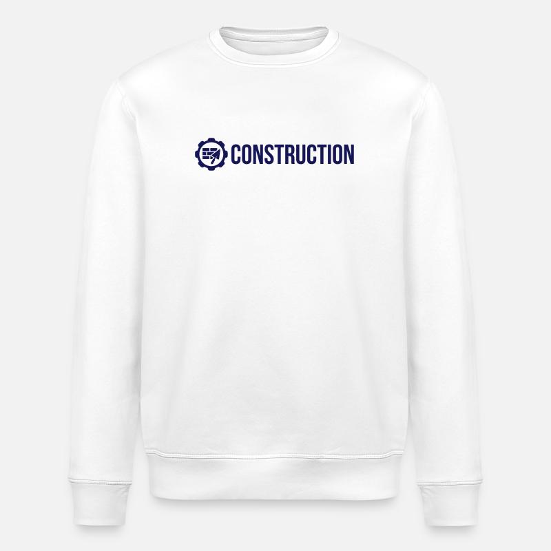 Construction - Sweat bio ROLLER Stanley/Stella Unisexe - blanc