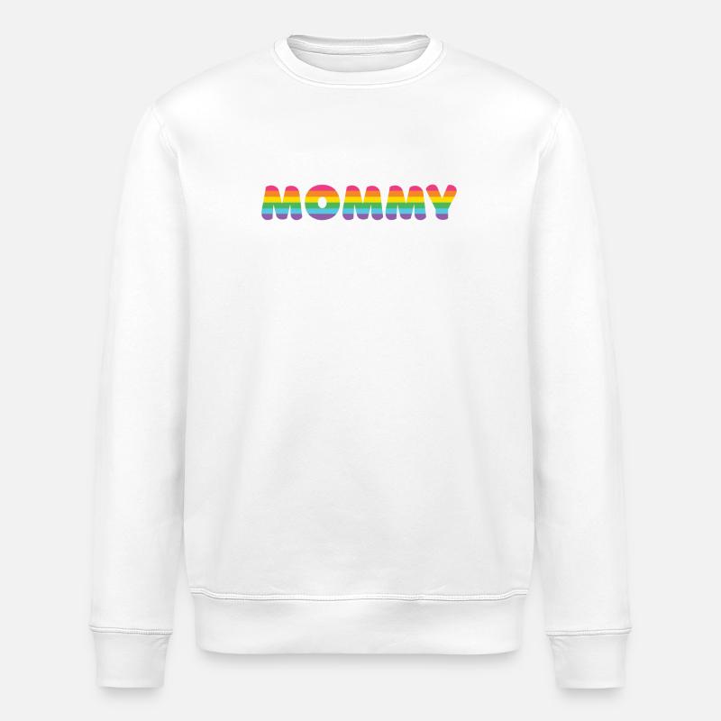 LGBTQ+ Mama - Stanley/Stella Unisex Bio-Sweatshirt ROLLER - Weiß