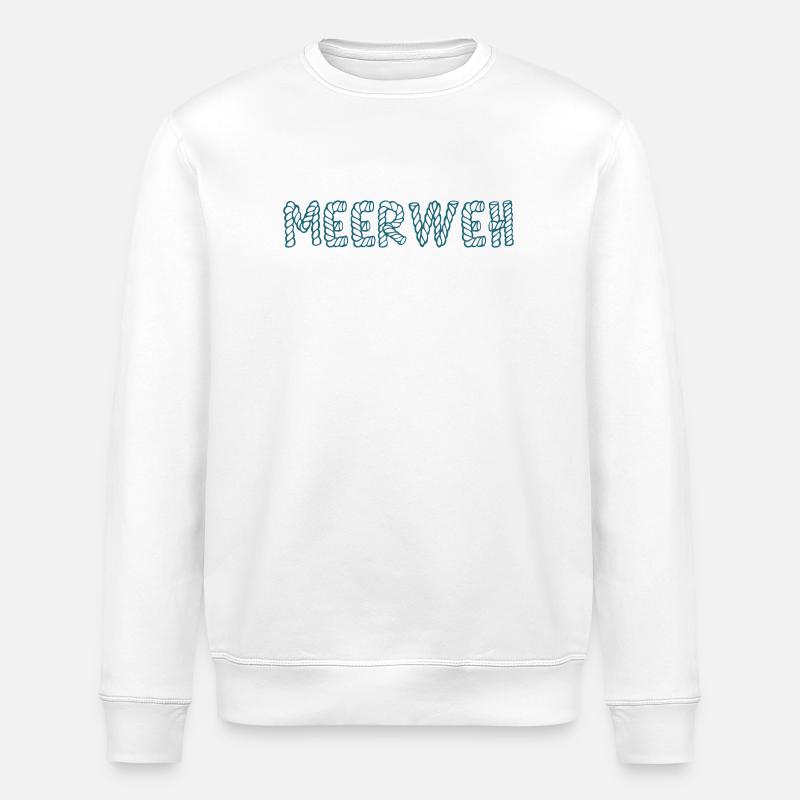 Mal de mer - Sweat bio ROLLER Stanley/Stella Unisexe - blanc
