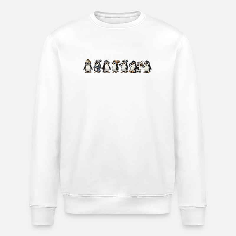 Ping frais - Sweat bio ROLLER Stanley/Stella Unisexe - blanc