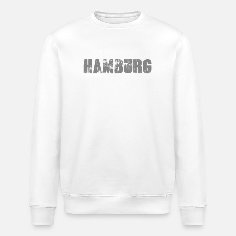 Cool Hamburg Design - Sweat bio ROLLER Stanley/Stella Unisexe - blanc