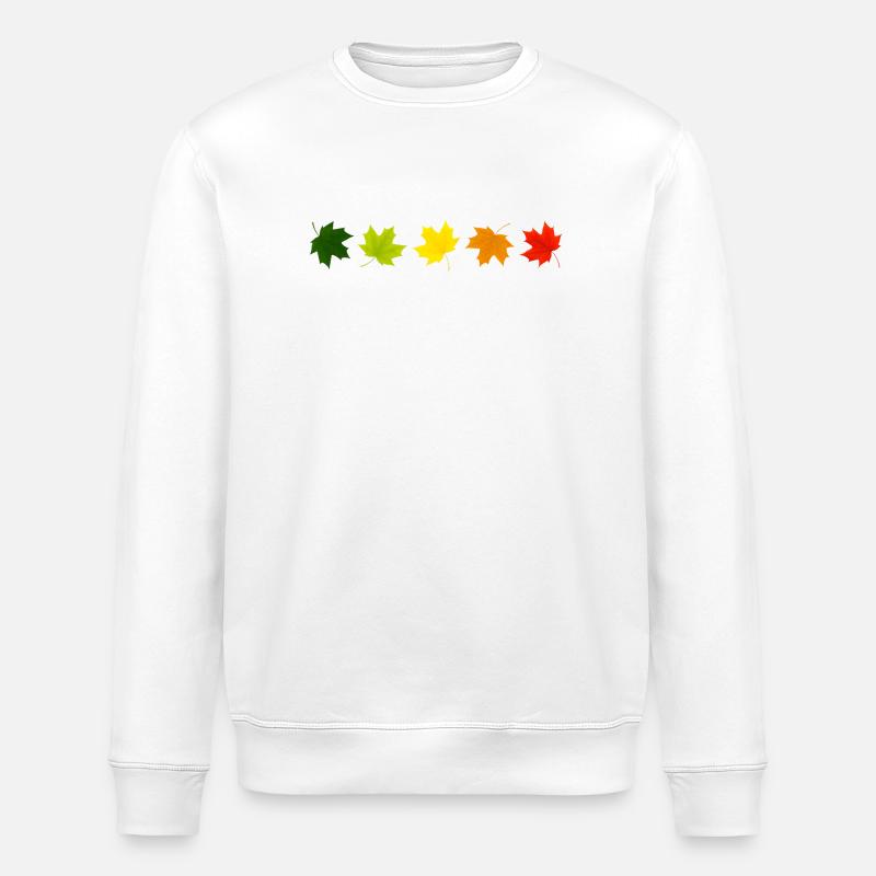 Der Herbst ist da - Stanley/Stella Unisex Bio-Sweatshirt ROLLER - Weiß