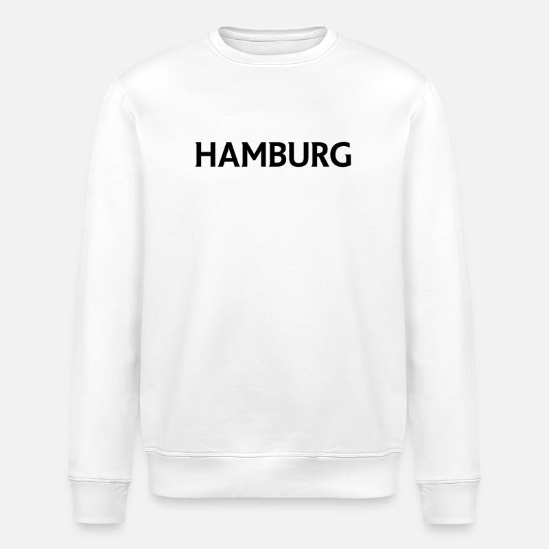 Hamburg - Stanley/Stella Unisex Bio-Sweatshirt ROLLER - Weiß