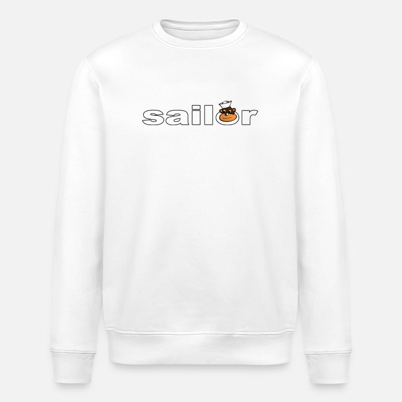 SAILOR - Stanley/Stella Unisex Bio-Sweatshirt ROLLER - Weiß