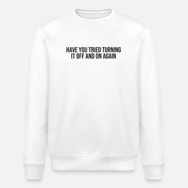 Support technique informatique - Sweat bio ROLLER Stanley/Stella Unisexe - blanc