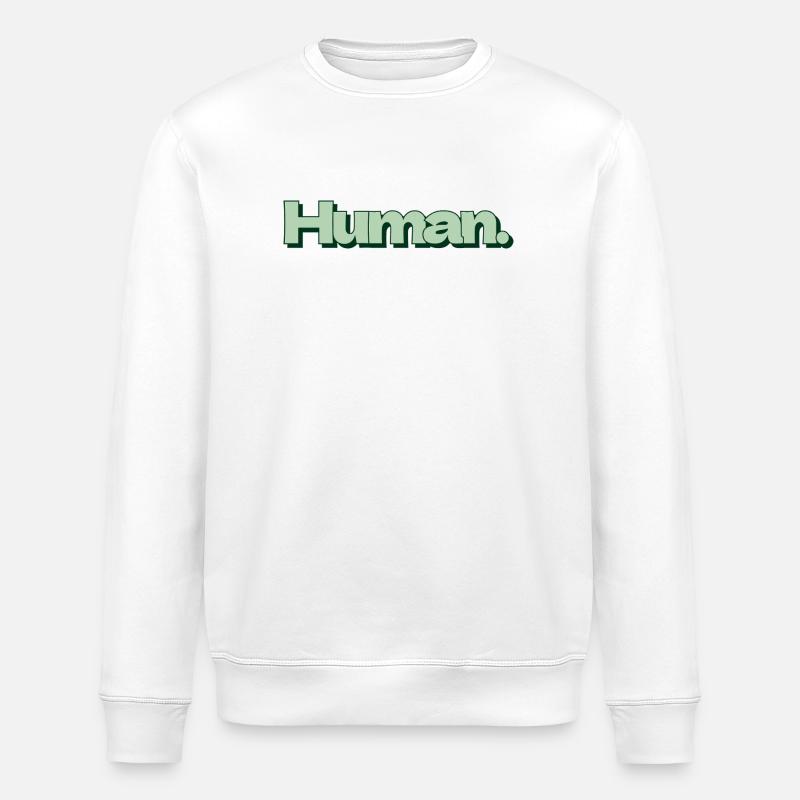 Human Nature Connection - Stanley/Stella ROLLER Unisex Organic Sweatshirt - white