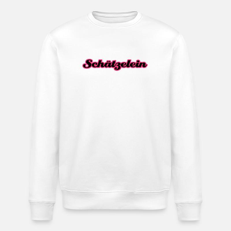 Schätzelein - Stanley/Stella Unisex Bio-Sweatshirt ROLLER - Weiß