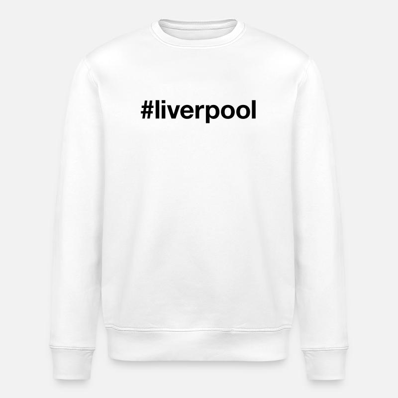LIVERPOOL England - Stanley/Stella ROLLER Unisex Organic Sweatshirt - white