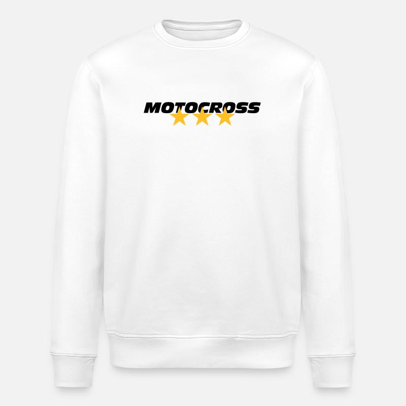 Motocross - Sweat bio ROLLER Stanley/Stella Unisexe - blanc