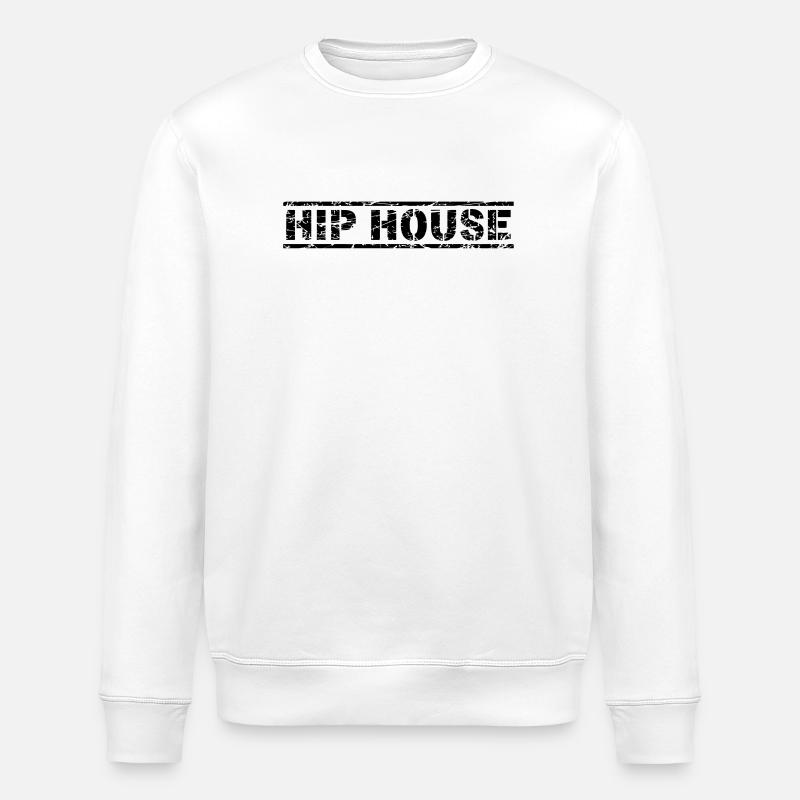 Hip House - Stanley/Stella Unisex Bio-Sweatshirt ROLLER - Weiß