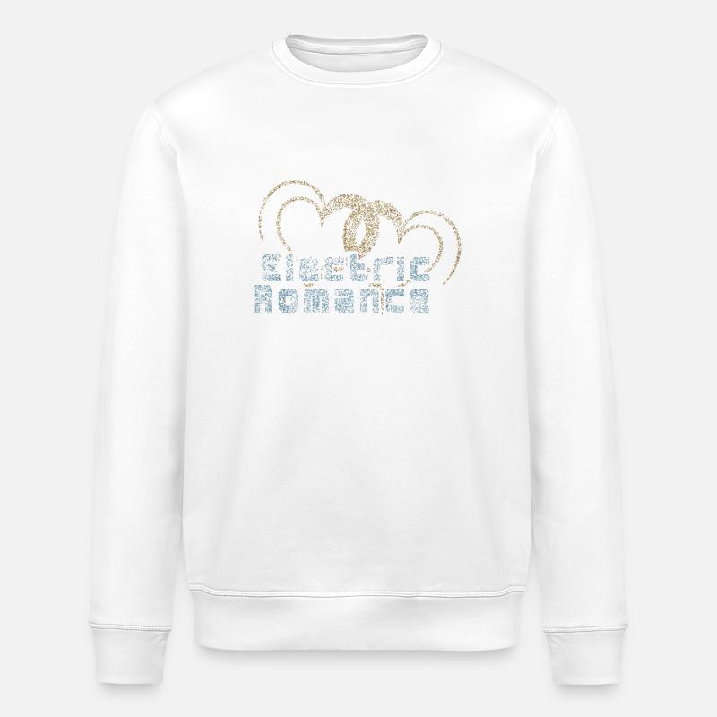 Pixel Hearts : Romance électrique - Sweat bio ROLLER Stanley/Stella Unisexe - blanc