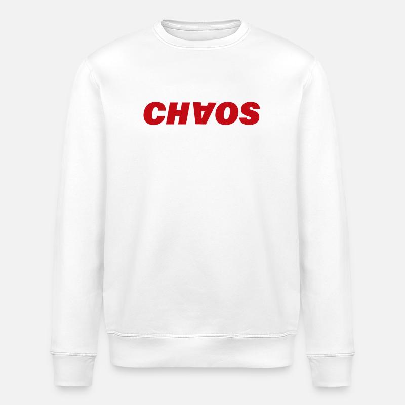 CHAOS - Stanley/Stella Unisex Bio-Sweatshirt ROLLER - Weiß