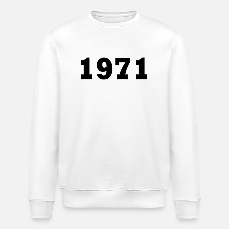 1971 - Stanley/Stella Unisex Bio-Sweatshirt ROLLER - Weiß