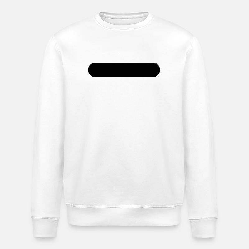 Button - Stanley/Stella ROLLER Unisex Organic Sweatshirt - white