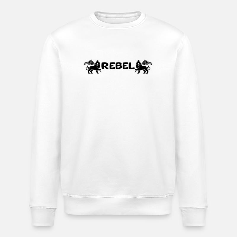 Rebel - Stanley/Stella ROLLER Unisex Organic Sweatshirt - white