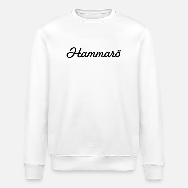 Hammarö noir - Sweat bio ROLLER Stanley/Stella Unisexe - blanc