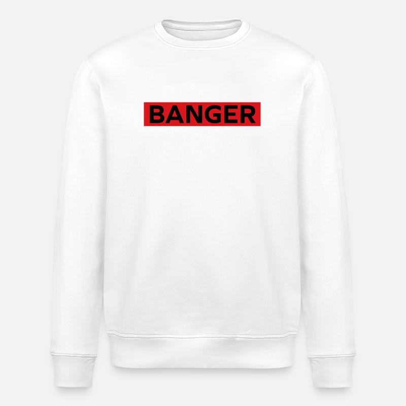 Banger - Stanley/Stella ROLLER Unisex Organic Sweatshirt - white
