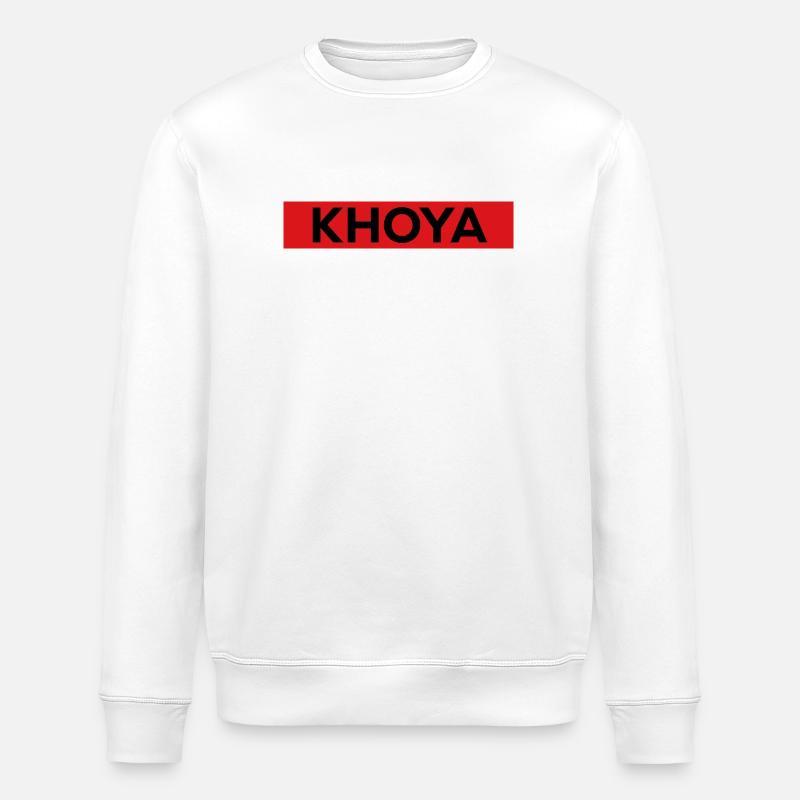 Khoya - Sweat bio ROLLER Stanley/Stella Unisexe - blanc