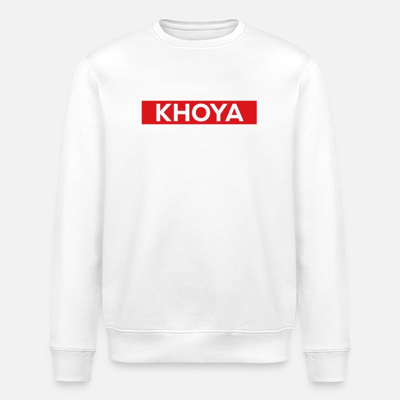 Khoya - Sweat bio ROLLER Stanley/Stella Unisexe - blanc