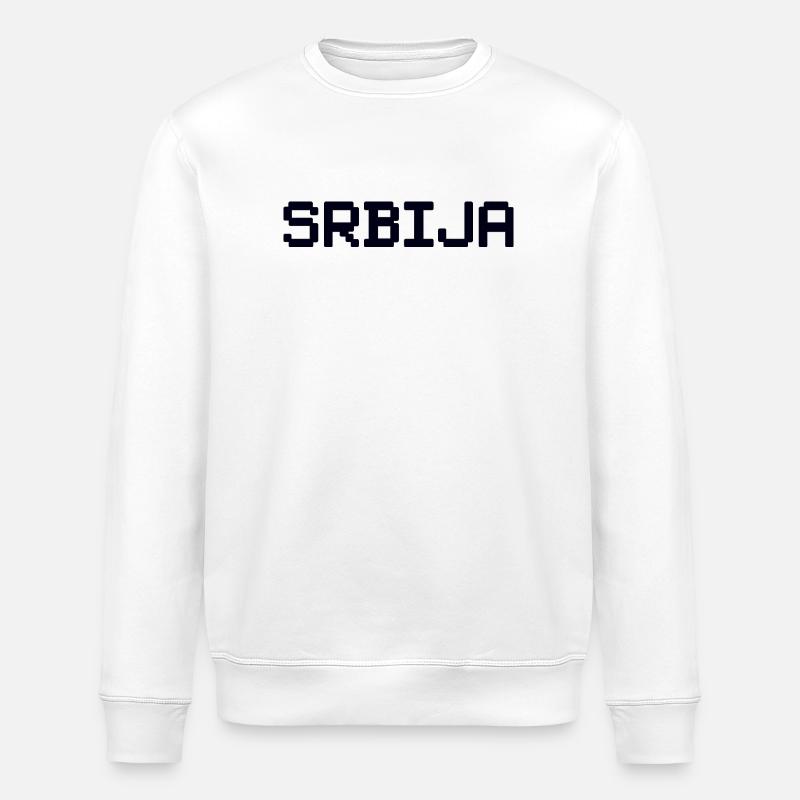 Serbie Serbien - Sweat bio ROLLER Stanley/Stella Unisexe - blanc