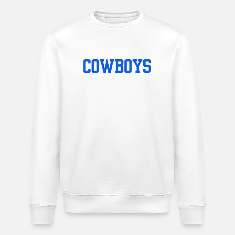 Cowboys - Sweat bio ROLLER Stanley/Stella Unisexe - blanc