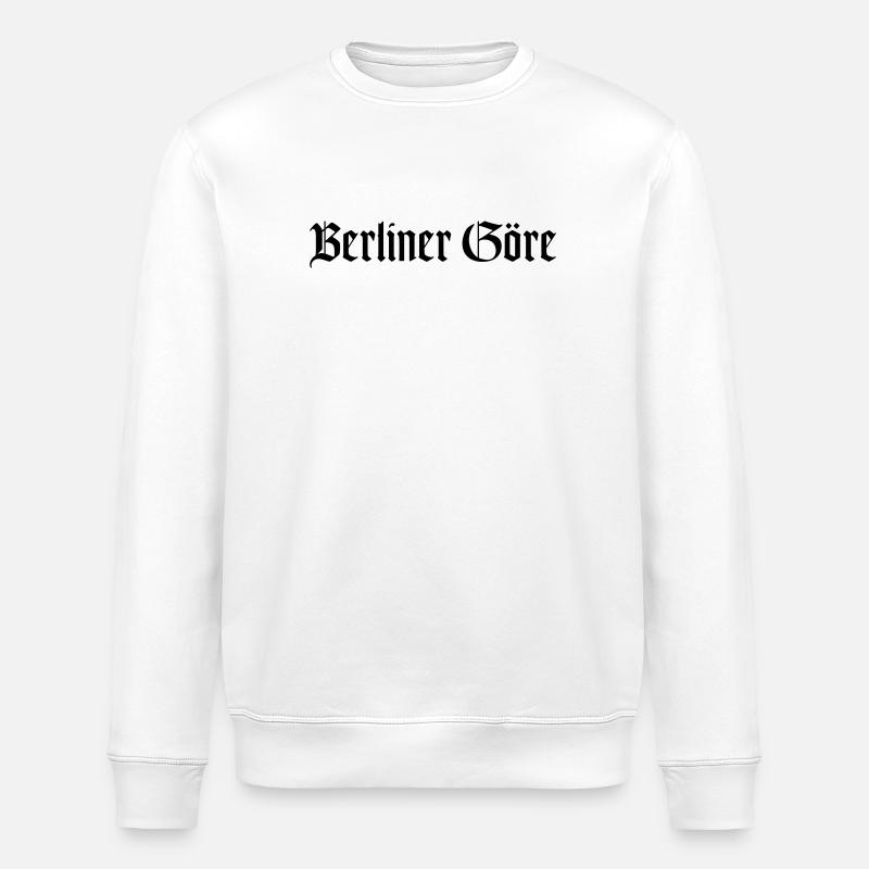 BERLINER GÖRE - Stanley/Stella Unisex Bio-Sweatshirt ROLLER - Weiß