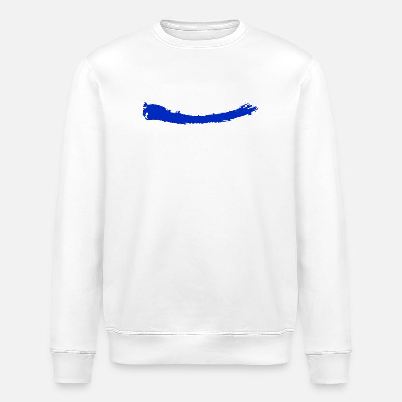 Brosser | Brosser | bleu clair - Sweat bio ROLLER Stanley/Stella Unisexe - blanc
