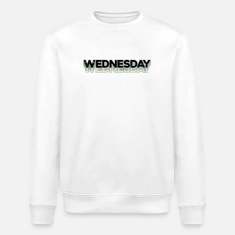 Mittwoch - Stanley/Stella Unisex Bio-Sweatshirt ROLLER - Weiß