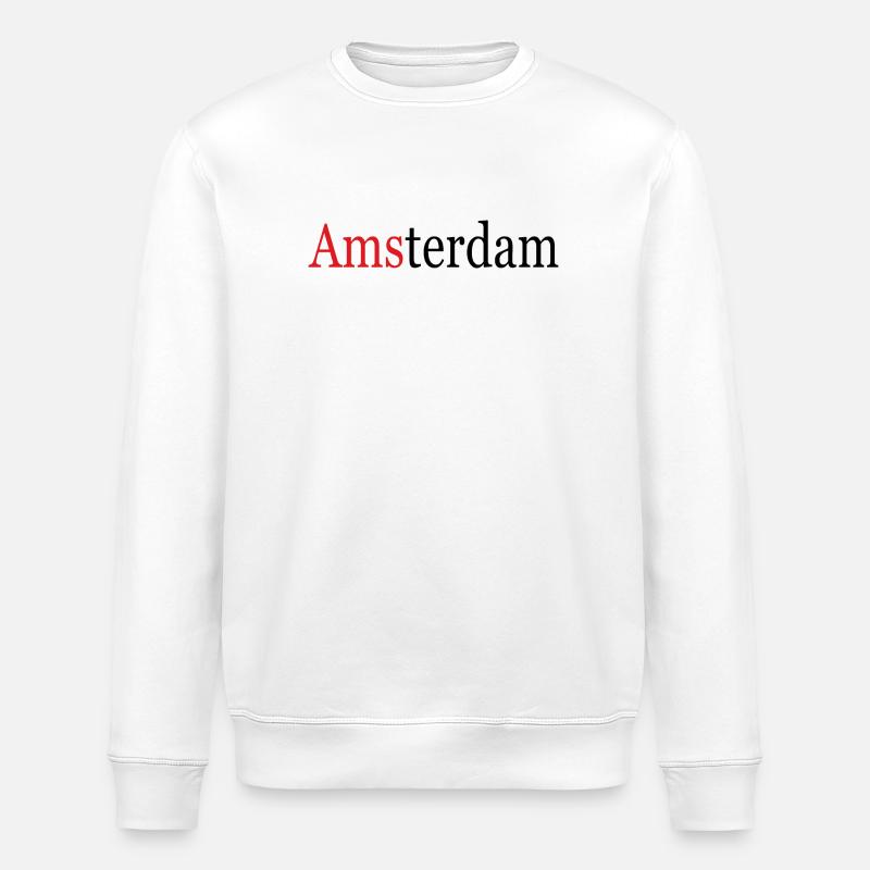 Amsterdam - Stanley/Stella ROLLER Unisex Organic Sweatshirt - white