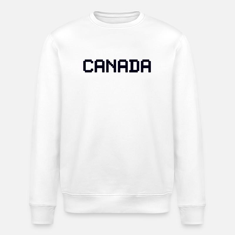 CANADA - Stanley/Stella Unisex Bio-Sweatshirt ROLLER - Weiß
