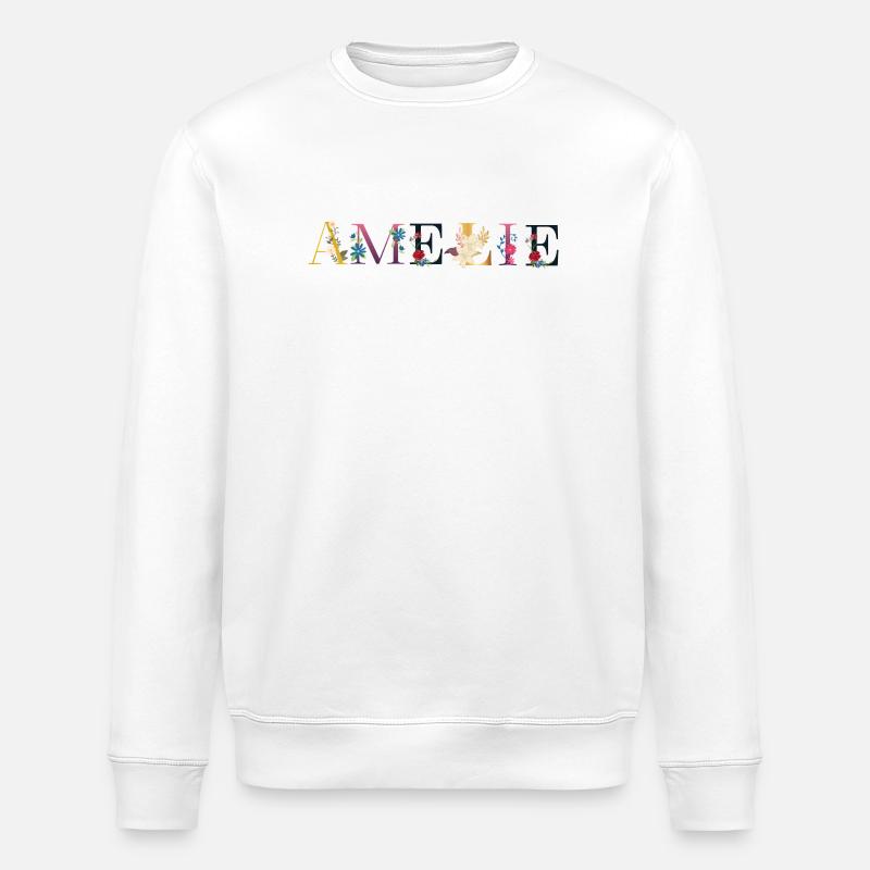 Amélie - Stanley/Stella Unisex Bio-Sweatshirt ROLLER - Weiß