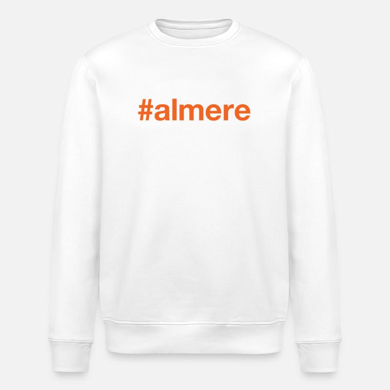 Almere Nederland Netherlands - Stanley/Stella Unisex Bio-Sweatshirt ROLLER - Weiß
