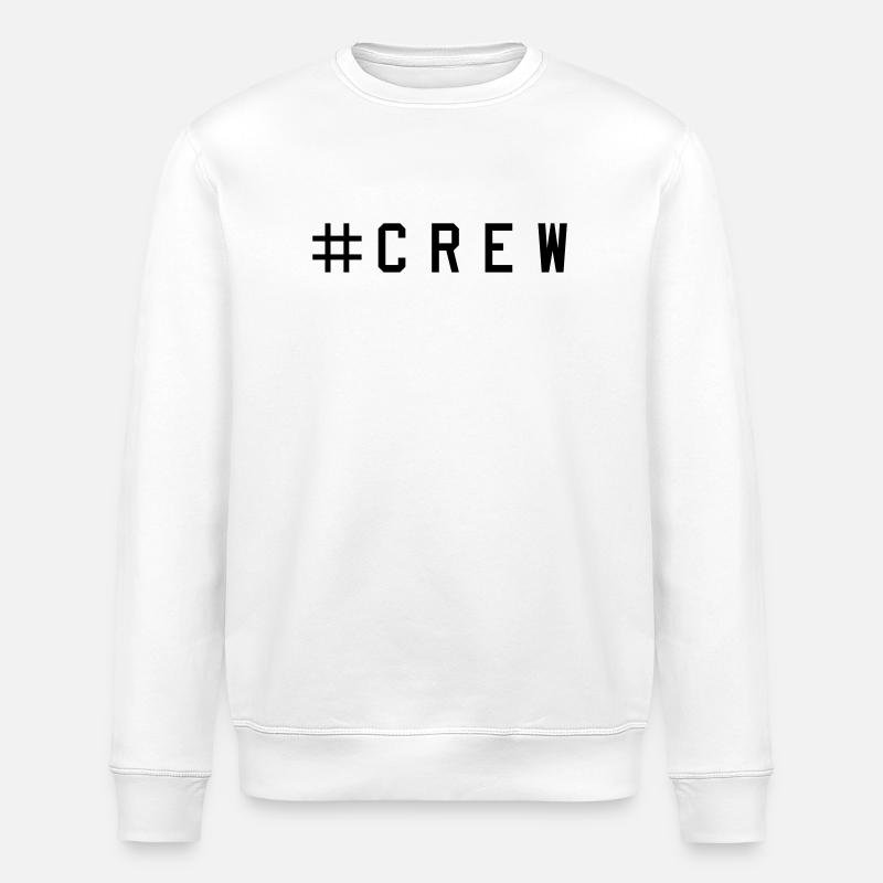 crew - Stanley/Stella ROLLER Unisex Organic Sweatshirt - white