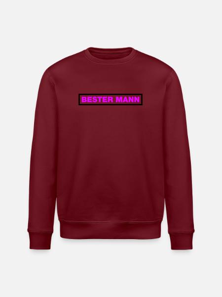 Bester Mann - Stanley/Stella Unisex Bio-Sweatshirt ROLLER - Weiß