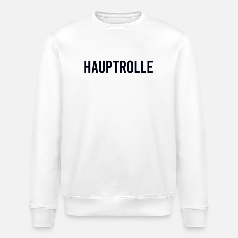 HAUPTROLLE Main Role - Stanley/Stella Unisex Bio-Sweatshirt ROLLER - Weiß