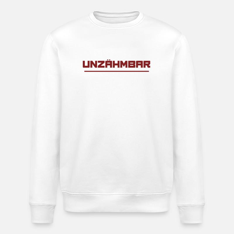 Indomptable - Sweat bio ROLLER Stanley/Stella Unisexe - blanc