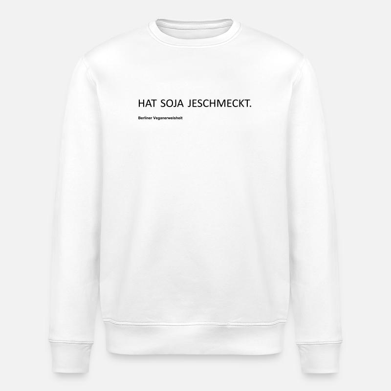 Hat soja jeschmeckt - Stanley/Stella Unisex Bio-Sweatshirt ROLLER - Weiß