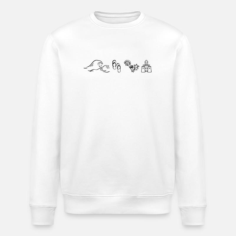 Sommerstimmung - Stanley/Stella Unisex Bio-Sweatshirt ROLLER - Weiß